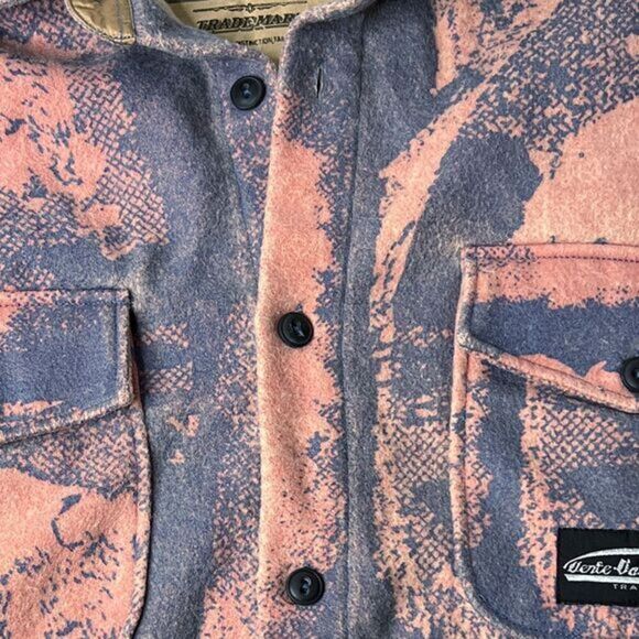 Vintage VERTE VALLEE Flannel Jacket Western Size Large - Picture 11 of 11